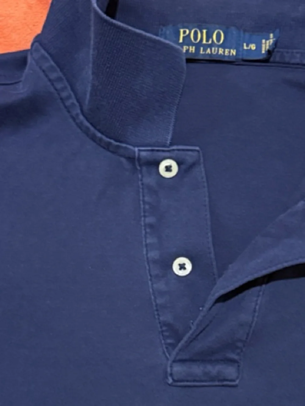 Ralph Lauren Classic Navy Polo with White Pony